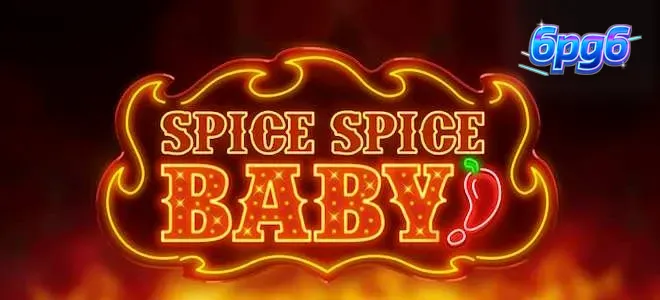 Design vibrante e colorido do slot Spice Spice Baby com pimentas flamejantes